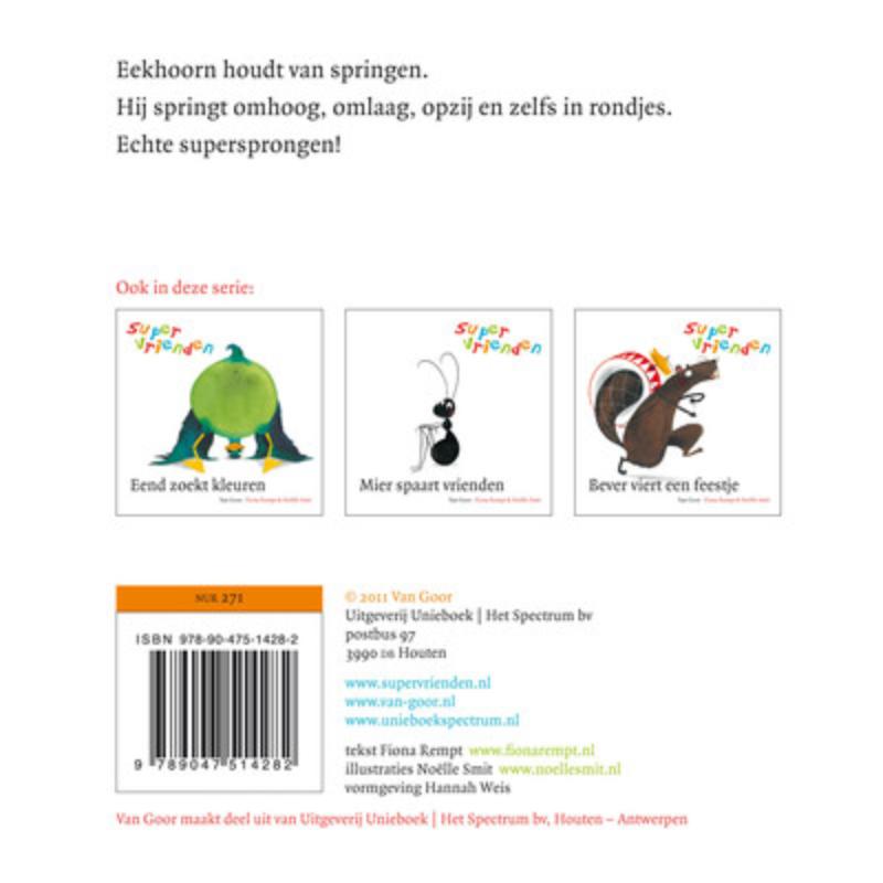 Achterkant van Eekhoorn maakt supersprongen
