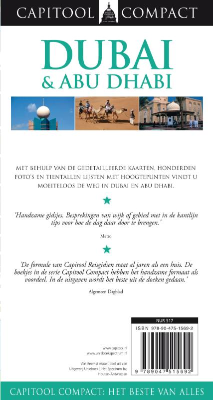 Achterkant van Dubai & Abu Dhabi