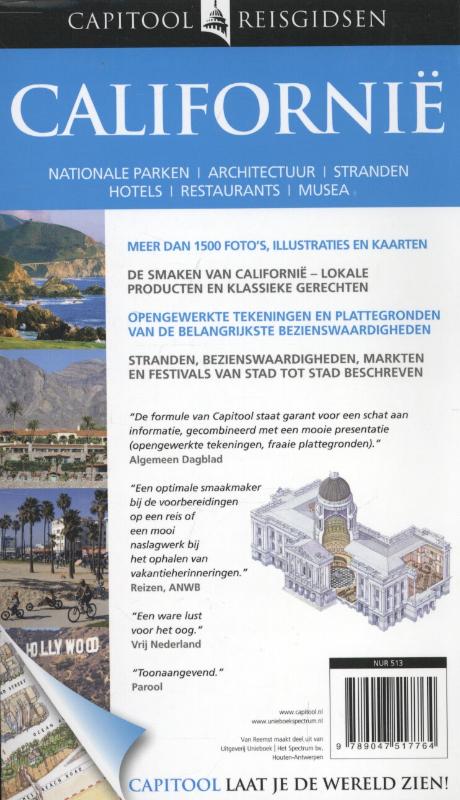 Achterkant van Californië