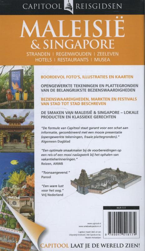 Achterkant van Maleisië & Singapore