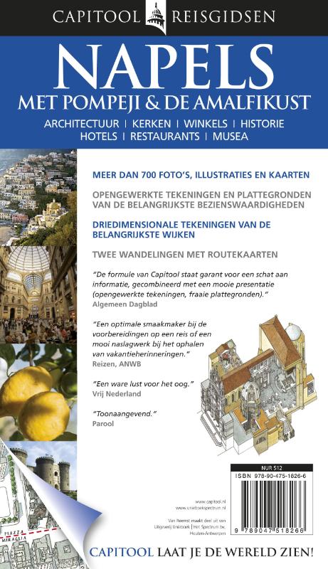 Achterkant van Napels met Pompeji & de Amalfikust