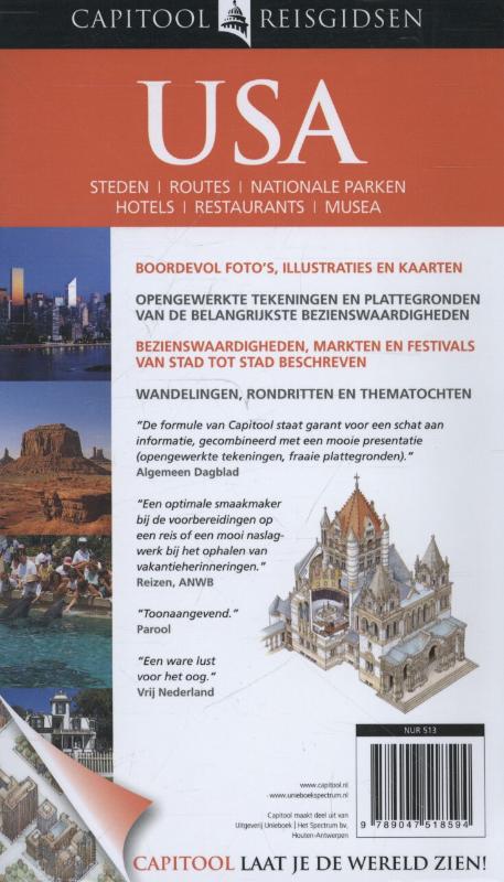 Achterkant van USA