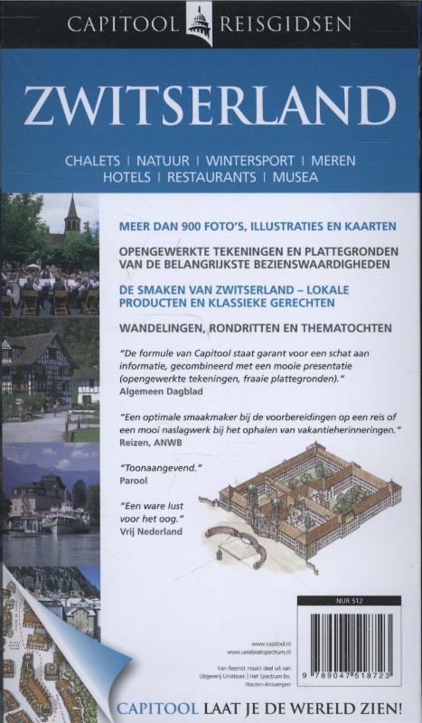Achterkant van Zwitserland