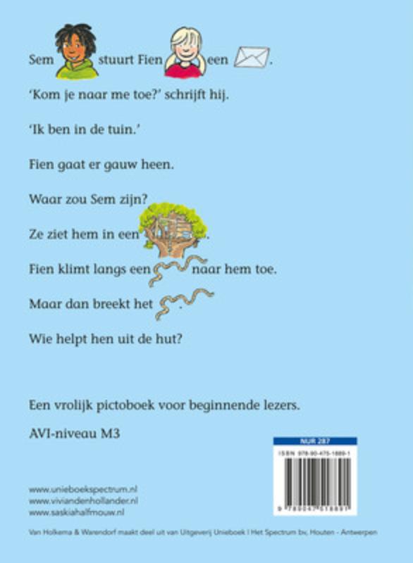 Achterkant van Hoog in de hut