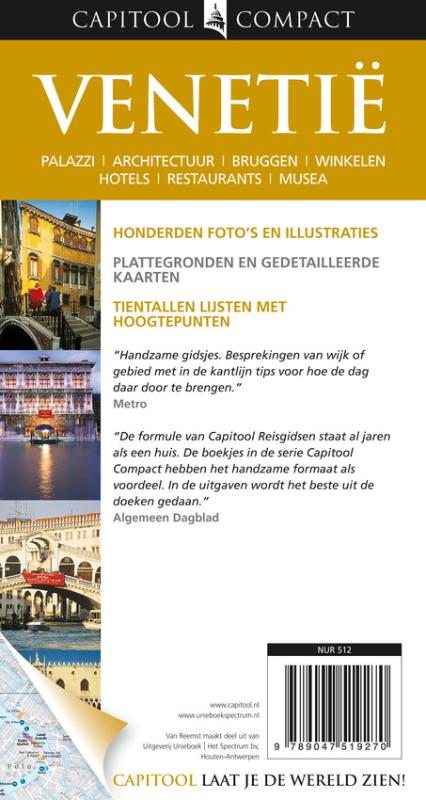 Achterkant van Capitool Compact Venetië