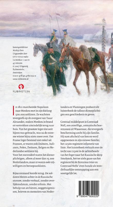 Achterkant van De veldtocht van Napoleon, 2 CD'S