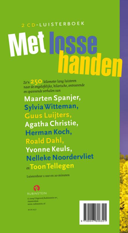 Achterkant van Met losse handen