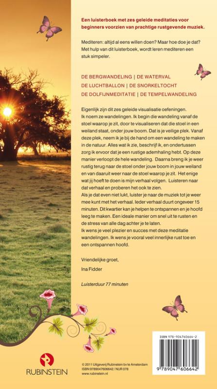 Achterkant van Mediteren onder jouw boom