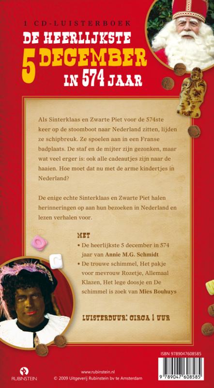 Achterkant van Heerlijkste 5 december in 574 jaar