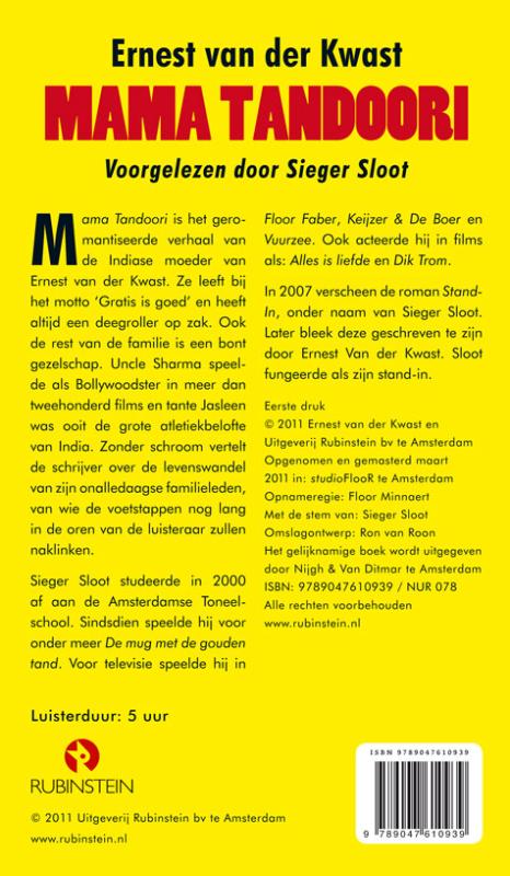 Achterkant van Mama Tandoori
