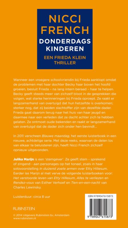 Achterkant van Donderdagskinderen