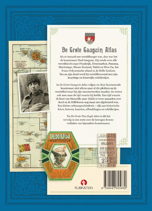 Achterkant van De grote gauguin atlas