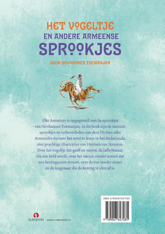 Achterkant van Het vogeltje en andere Armeense sprookjes