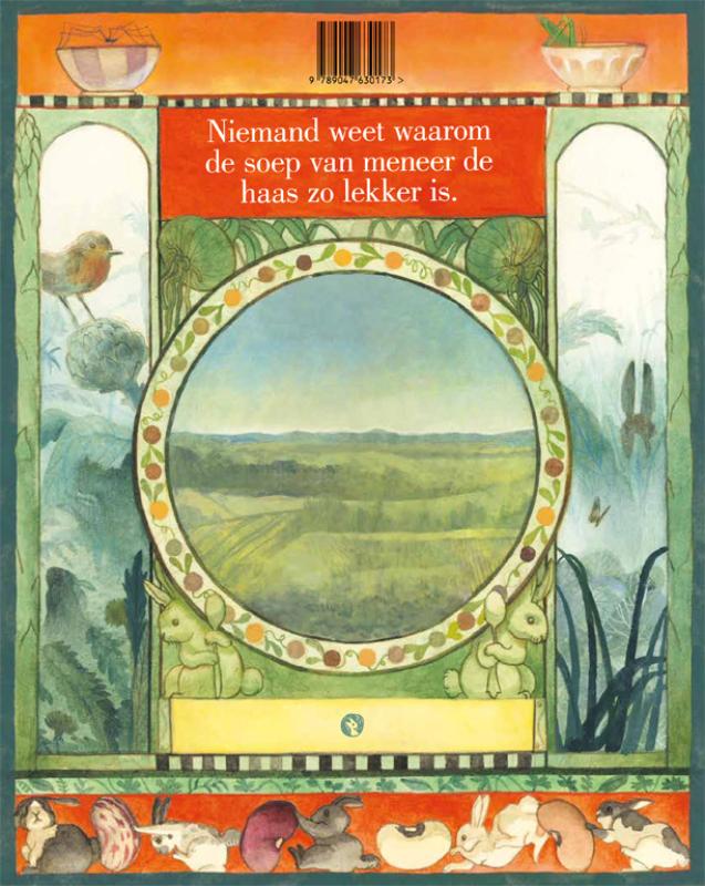 Achterkant van Soep van de Haas