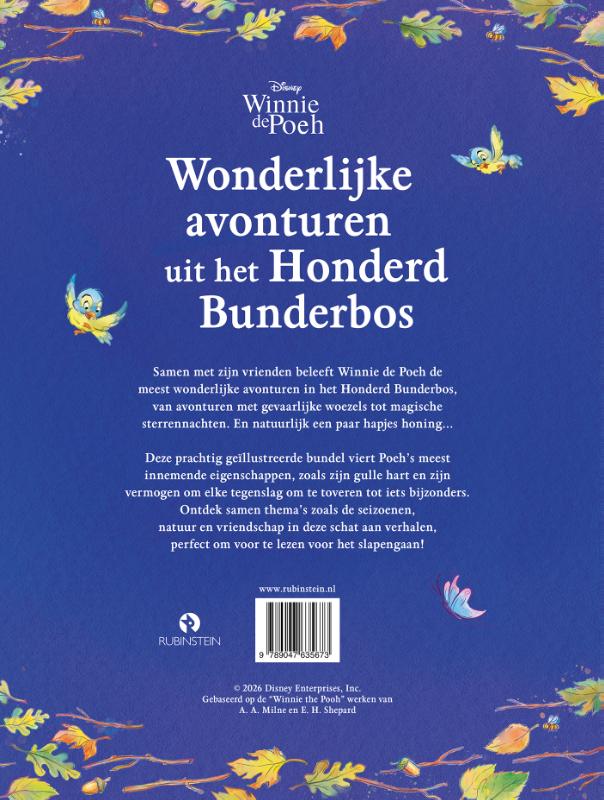 Achterkant van Winnie de Poeh: Wonderlijke avonturen uit het Honderd Bunderbos