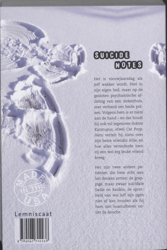 Achterkant van Suicide Notes