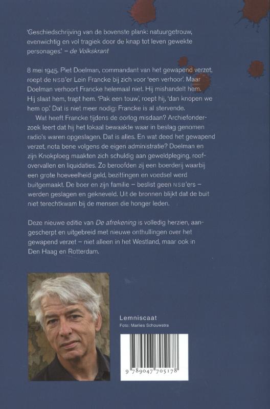 Achterkant van De afrekening