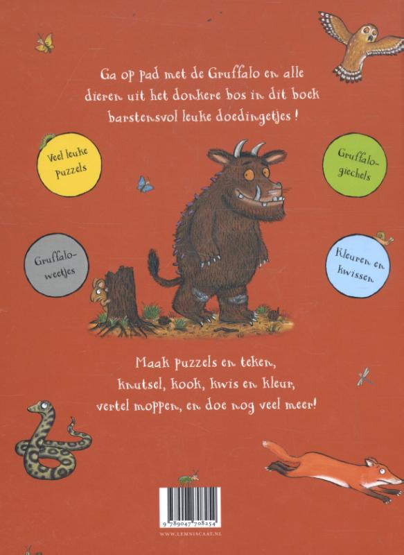 Achterkant van Het grote Gruffalo Doeboek