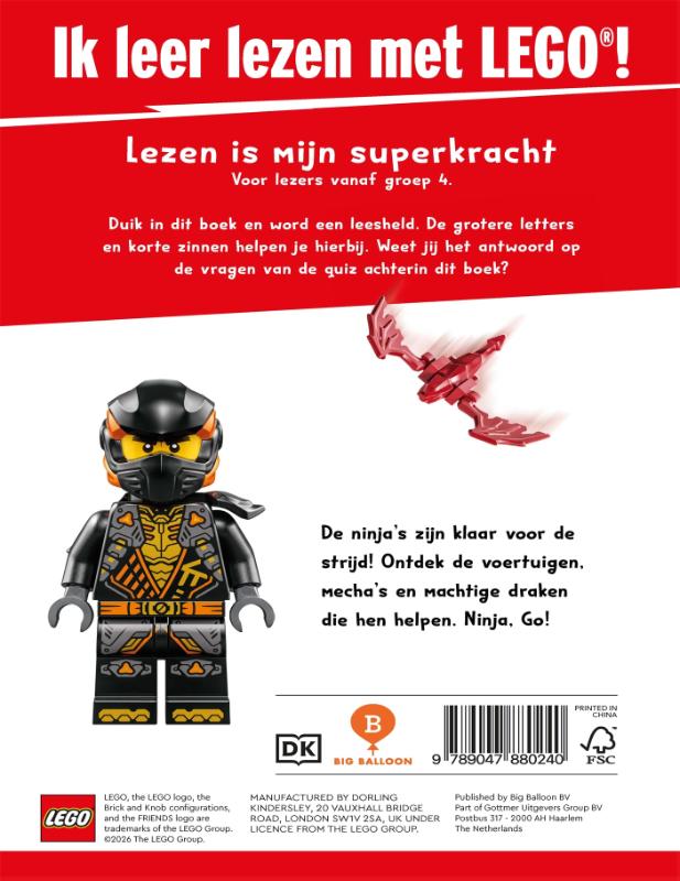 Achterkant van LEGO® NINJAGO®, Klaar voor actie