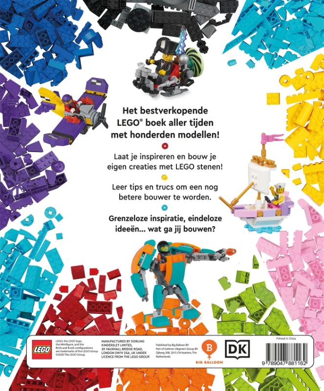Achterkant van Het LEGO® ideeënboek