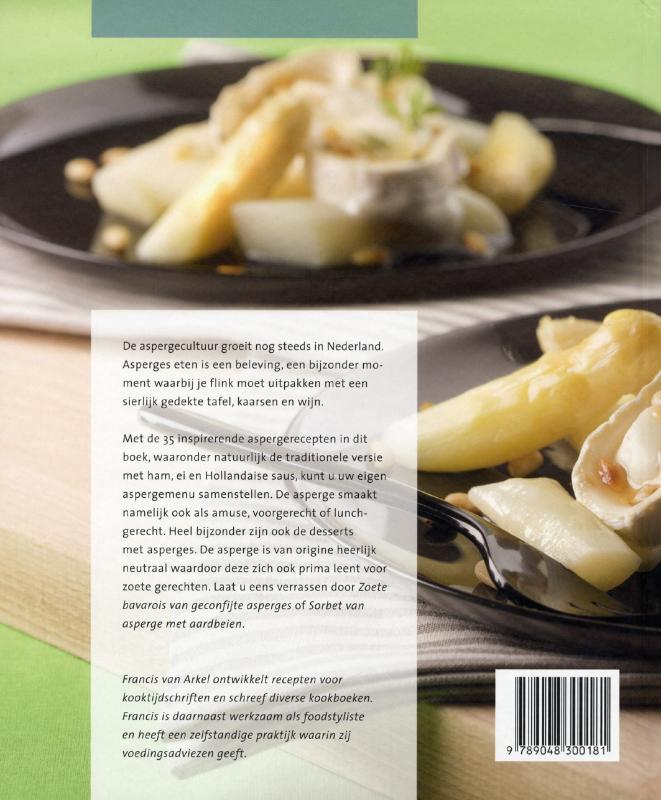 Achterkant van Asperges