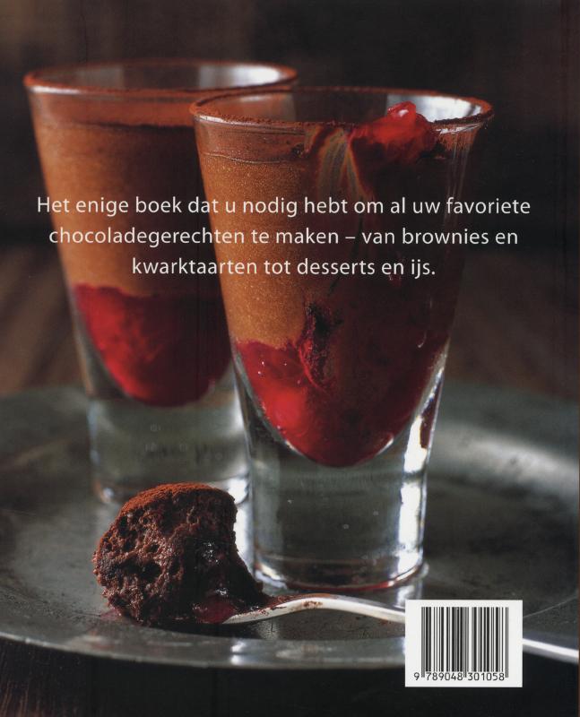 Achterkant van Chocoladedesserts