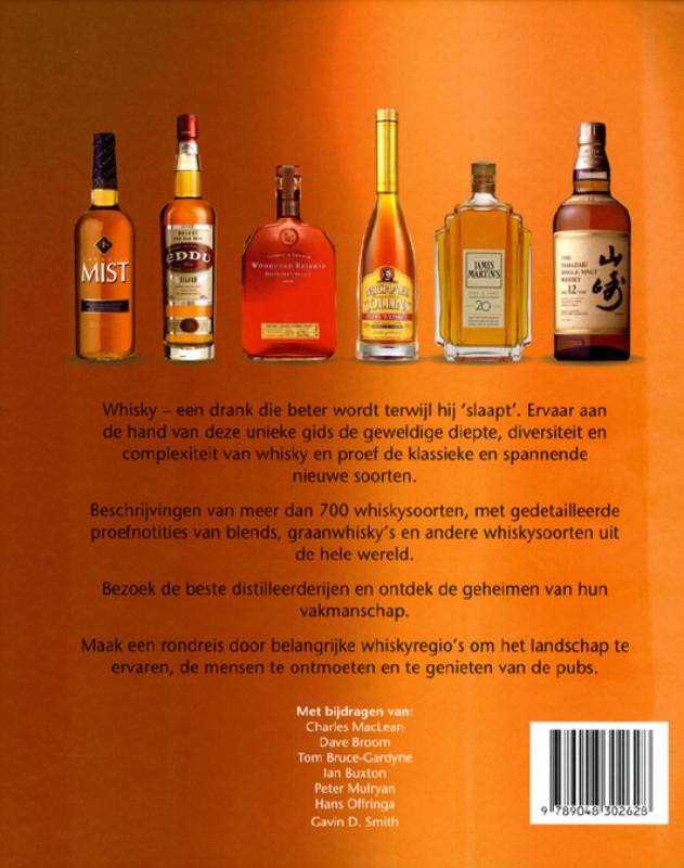 Achterkant van Whisky