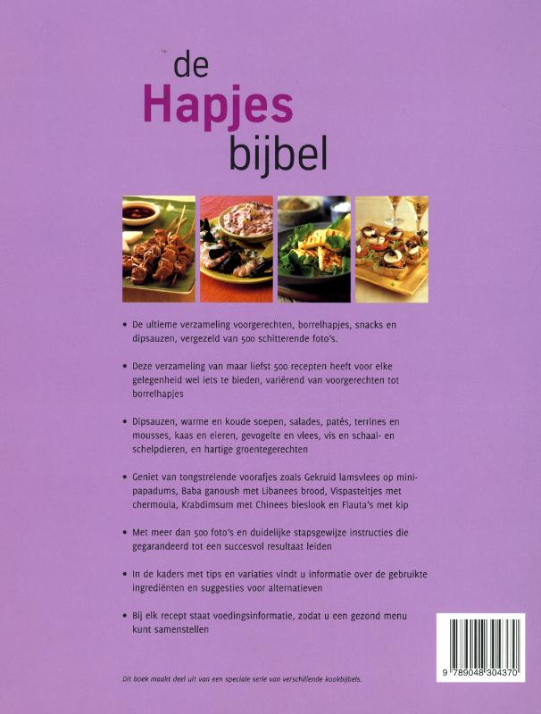 Achterkant van De hapjesbijbel