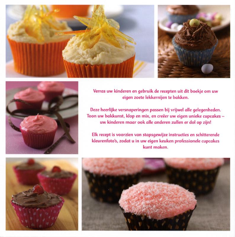 Achterkant van Cupcake familiekit