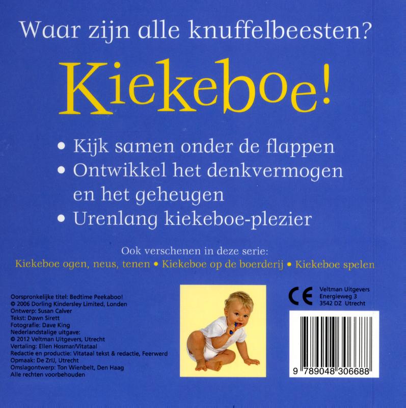 Achterkant van Kiekeboe slapen