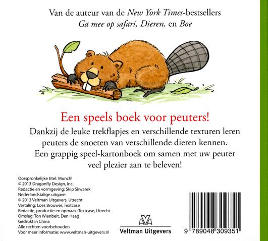 Achterkant van Snoetenboek