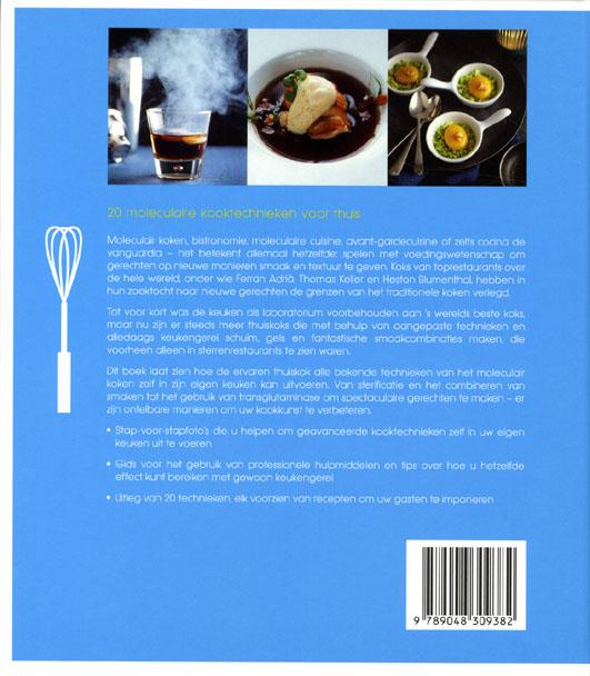 Achterkant van Moleculair koken