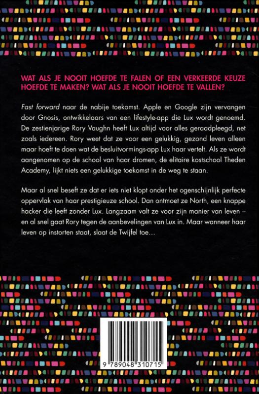 Achterkant van Free to fall