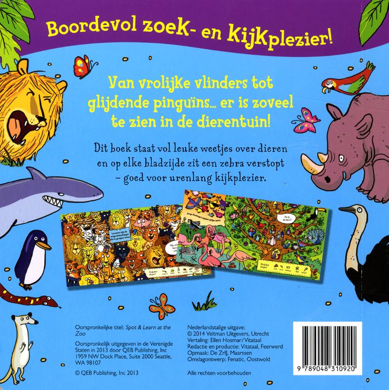 Achterkant van In de dierentuin