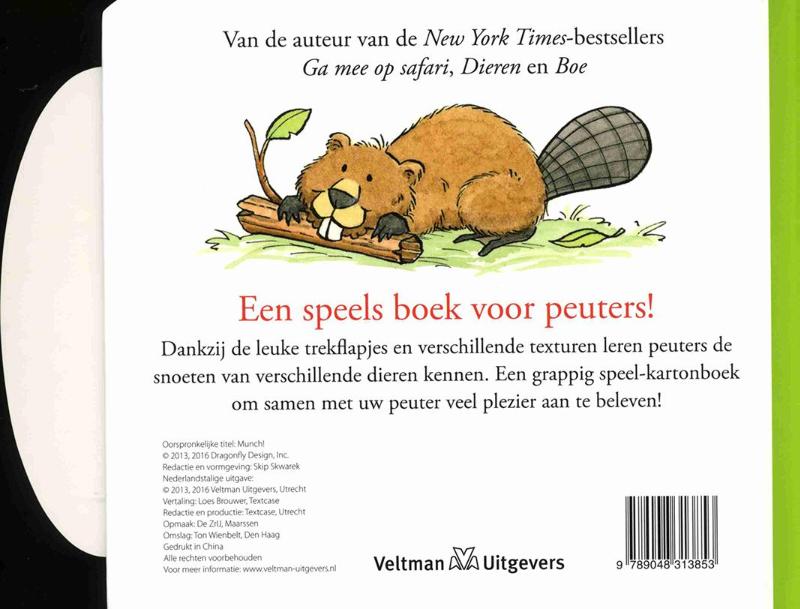 Achterkant van Snoetenboek