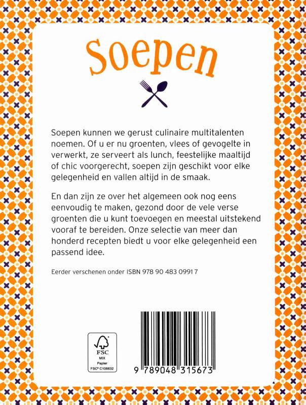 Achterkant van Soepen