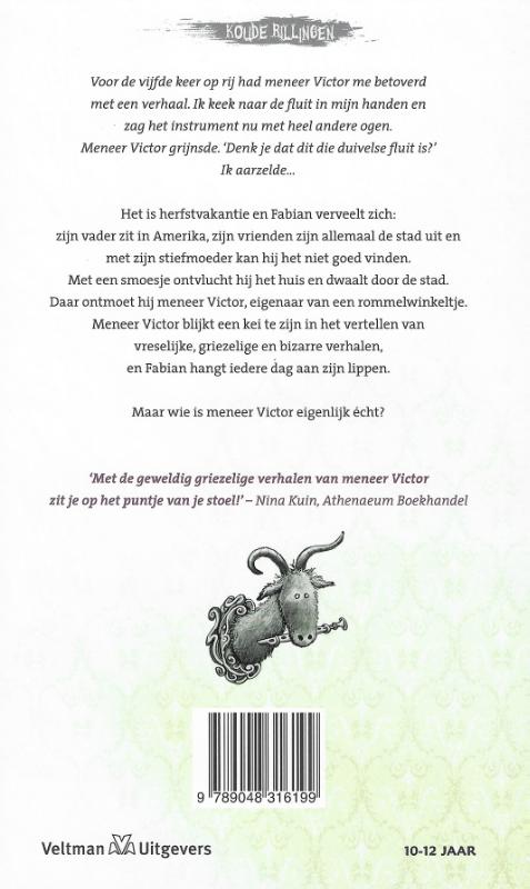Achterkant van Meneer Victors vreselijke vertellingen