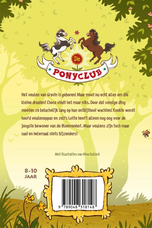 Achterkant van Supershetty's en het veulentje