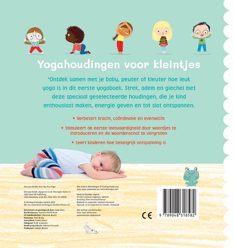 Achterkant van Mijn eerste yogaboek