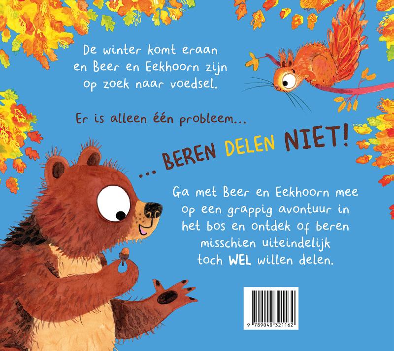 Achterkant van Beren delen niet!