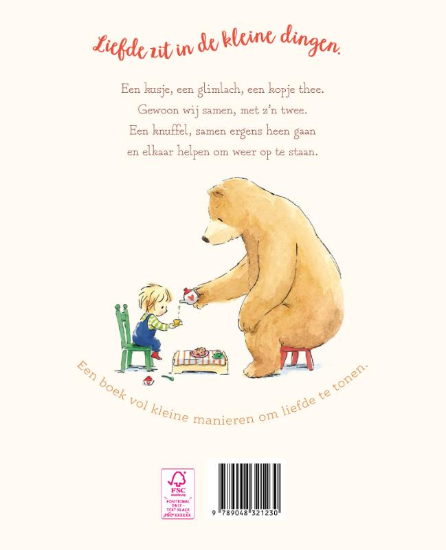 Achterkant van Liefde zit in de kleine dingen
