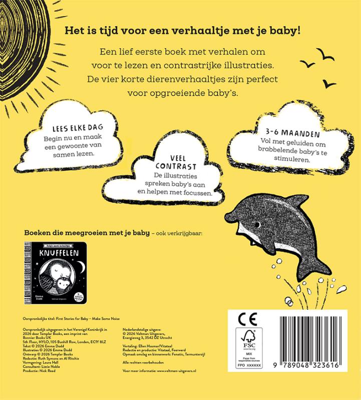 Achterkant van Baby's eerste verhaaltjes - Geluidjes maken