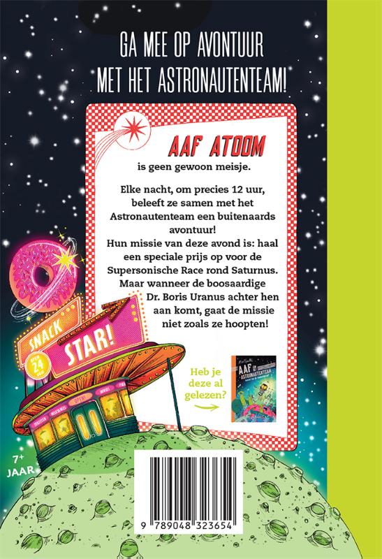 Achterkant van De ontsnapping van Planeet Penarie!