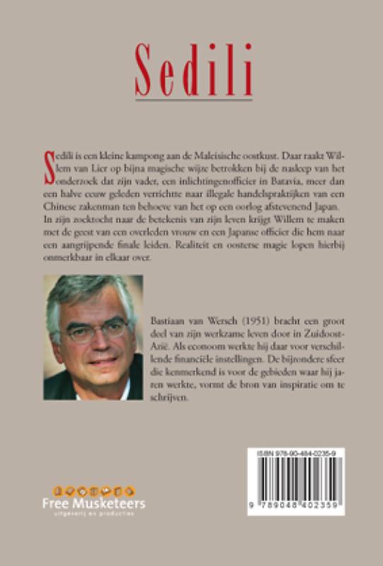 Achterkant van Sedili