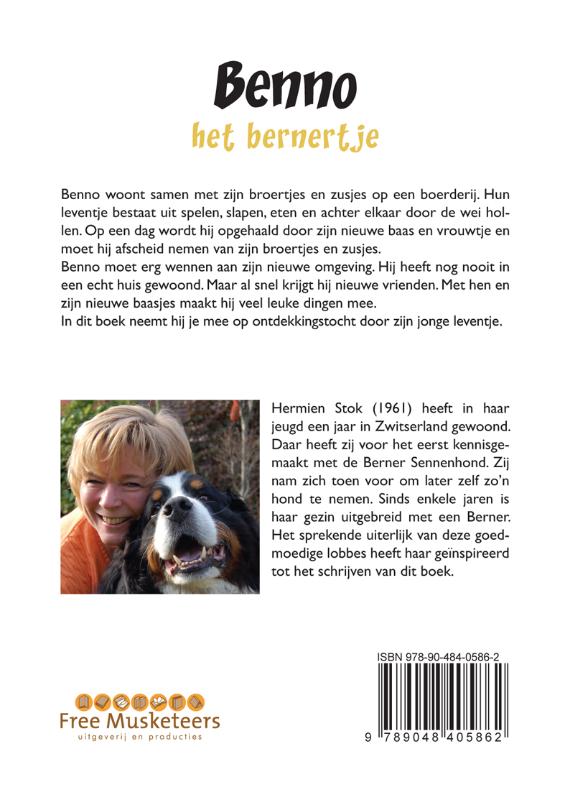 Achterkant van Benno, het bernertje