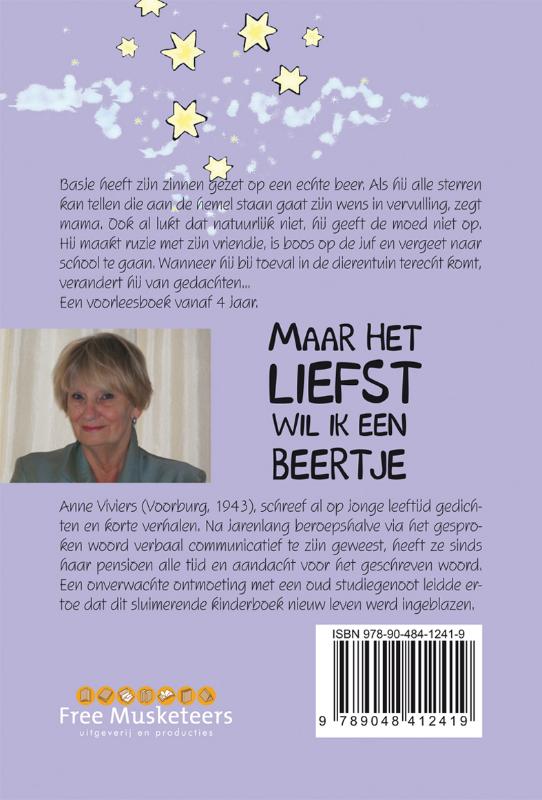 Achterkant van Maar het liefst wil ik een beertje