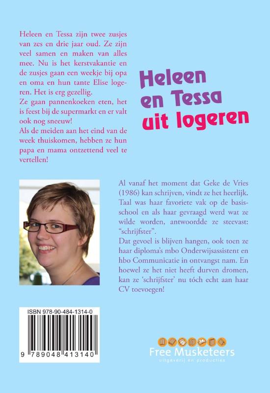 Achterkant van Heleen en Tessa uit logeren