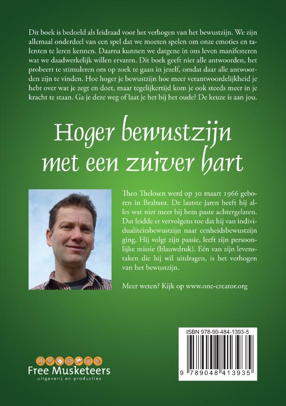 Achterkant van Hoger bewustzijn met een zuiver hart