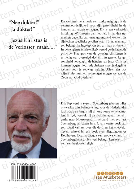 Achterkant van Nee dokter! Ja dokter! Jezus Christus is de Verlosser, maar