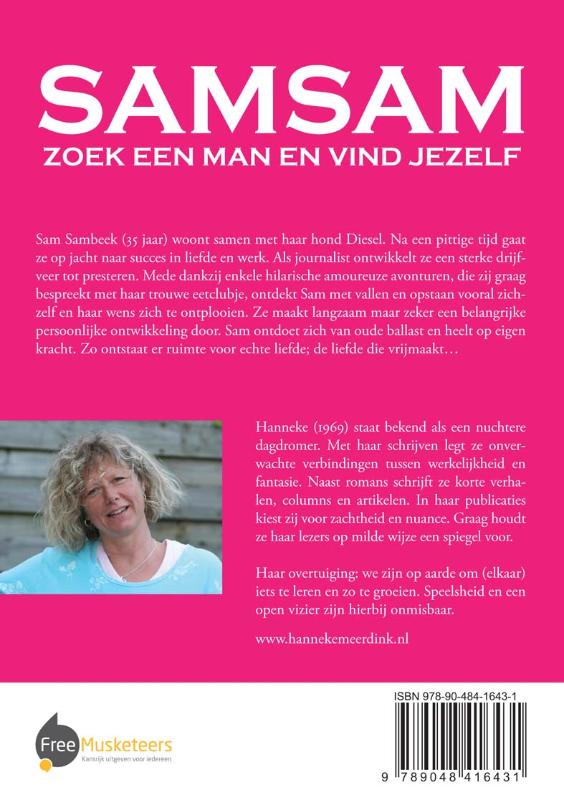 Achterkant van Samsam - Zoek een man en vind jezelf